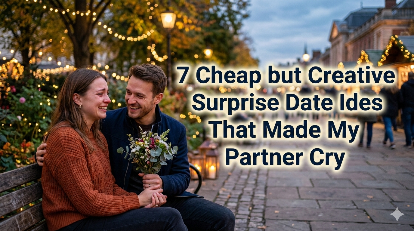 7 Cheap but Creative Surprise Date Ideas That Made My Partner Cry
