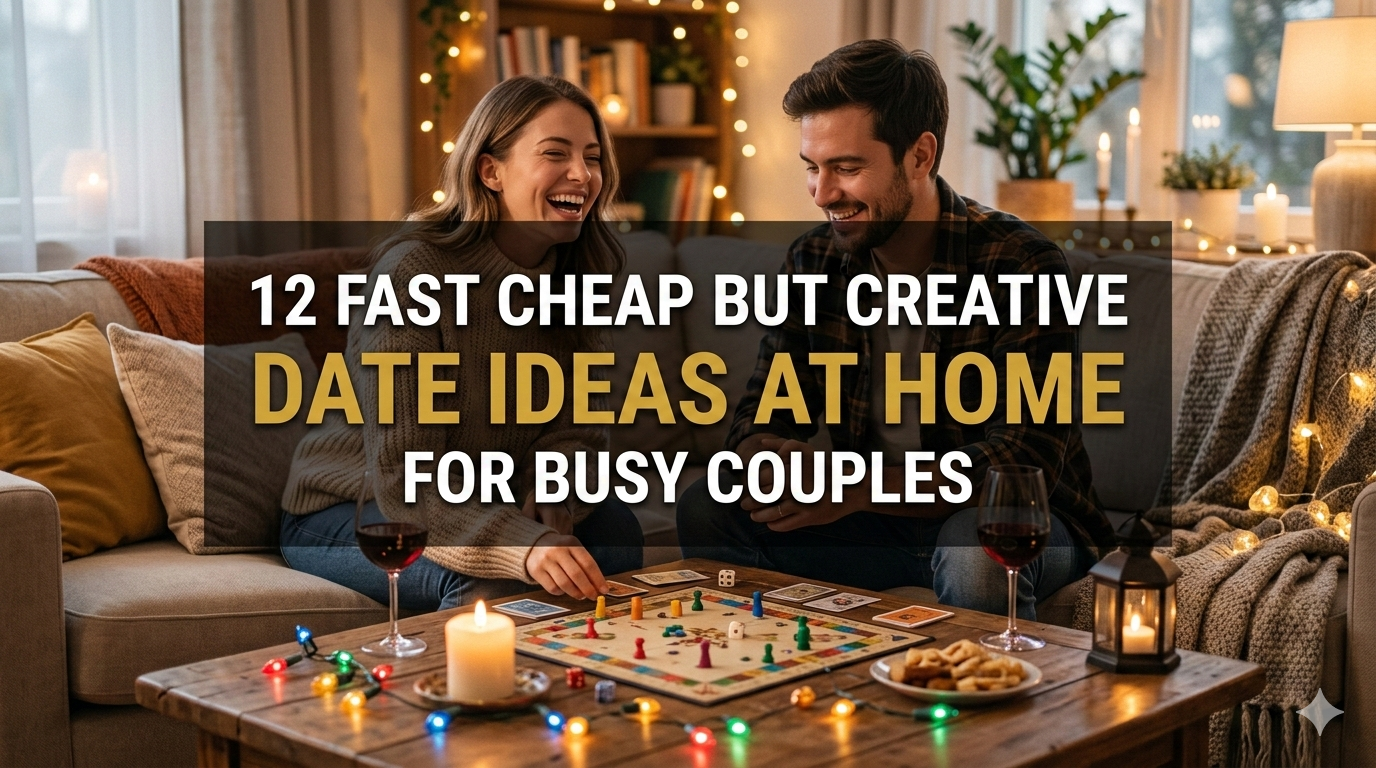 12 Fast Cheap but Creative Date Ideas at Home for Busy Couples