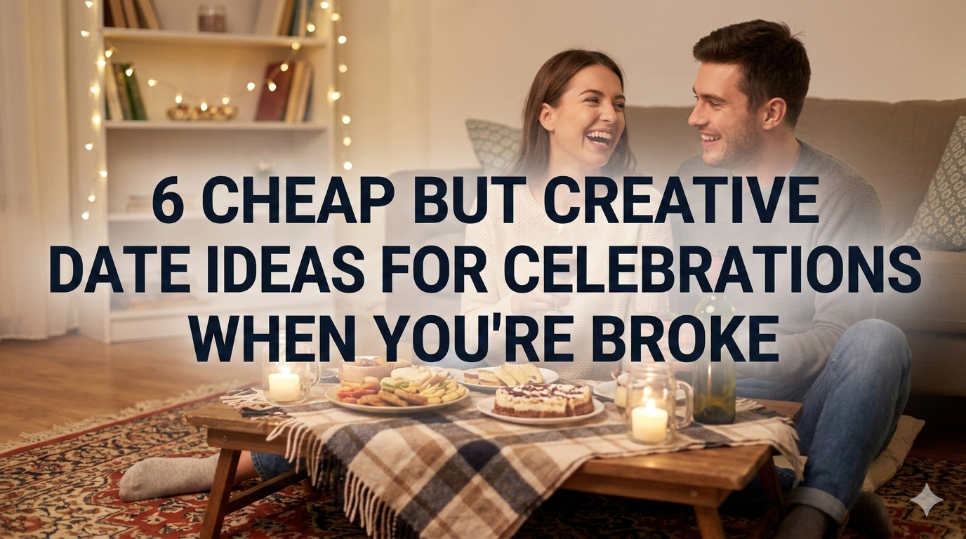 6 Cheap but Creative Date Ideas for Celebrations When You’re Broke