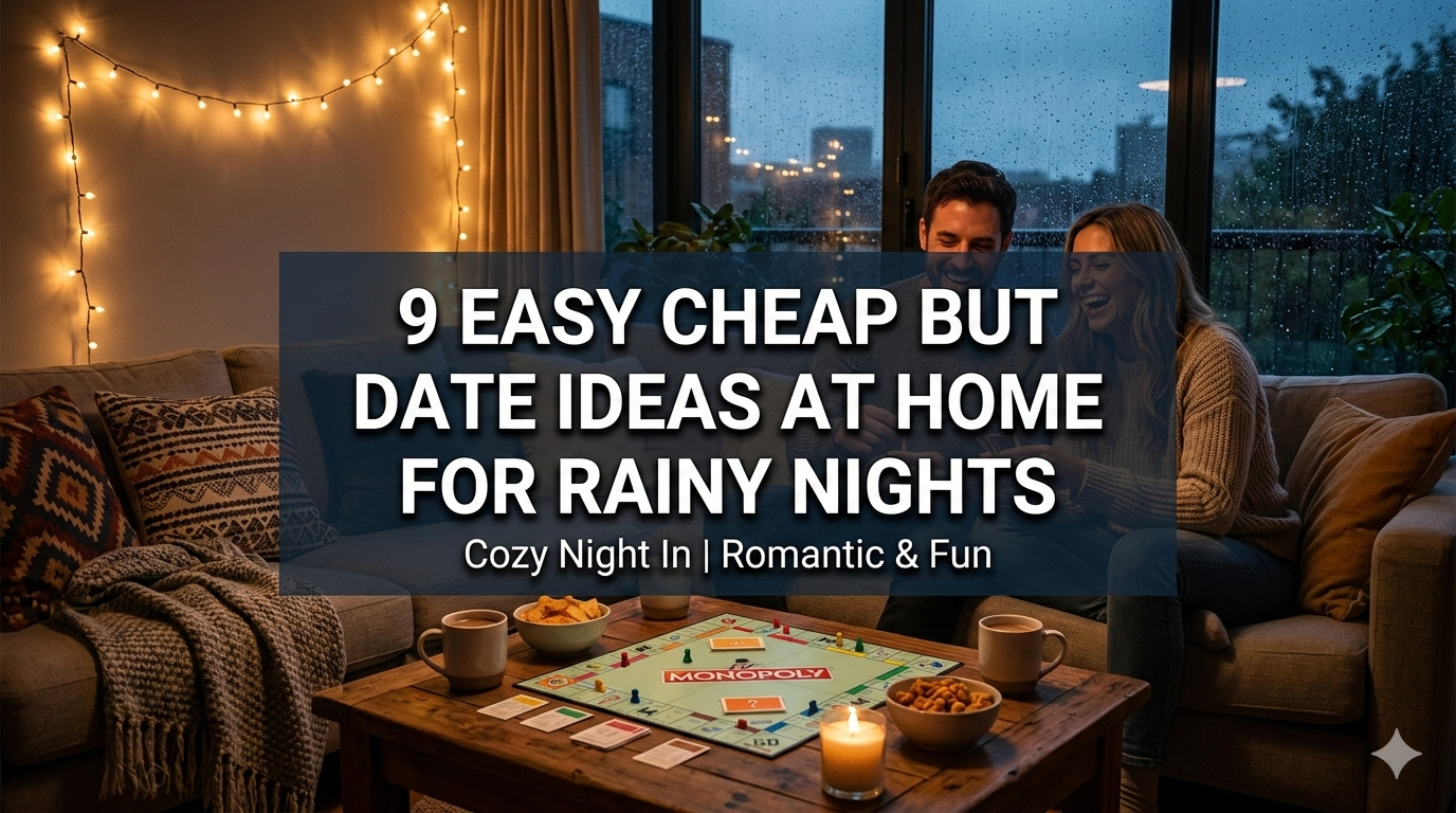 9 Easy Cheap but Creative Date Ideas at Home for Rainy Nights